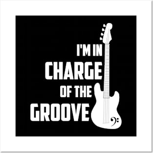 Guitar I'm In Charge Of The Groove Posters and Art